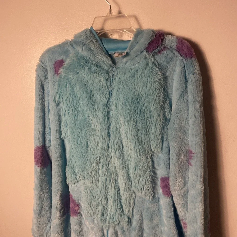 Adult Hooded Disney Monsters Inc Sulley Costume Size Small Spirit Halloween